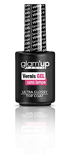 Glam'Up Paris - Vernis à Ongles Gel sans Lampe - Fini Ultra-Brillant pour Un Efficace Traitement des Irrégularités - Fac