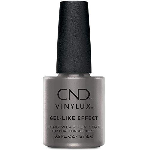 CND Vinylux Gel Like Effect Top Coat Vernis à Ongles Noir Premium Pour Femmes Environnement Salon de Manucure Étincelant
